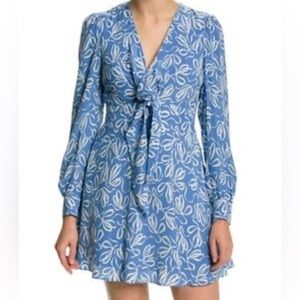 Ted Baker Blue Silk Mini Dress